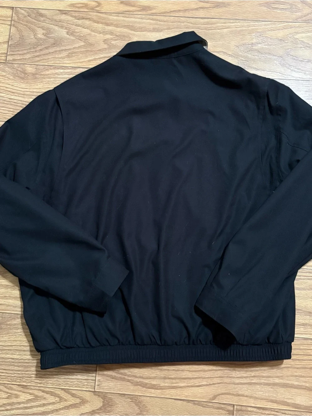 Polo Ralph Lauren Mens Bi-Swing Windbreaker Jacket Black Old Money Size XL Logo